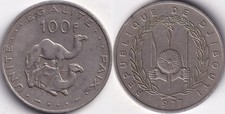 100 Francs 1977 Djibouti