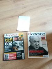 2005-lot 2 magazines DIAPASON-revue musique CLASSIQUE-PIERRE BOULEZ/GUIDE HIFI