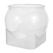  Aquarium pour bureau : bol rond en plastique transparent – aquarium, terrarium,