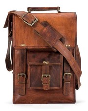 Sac besace cuir - besace, marron