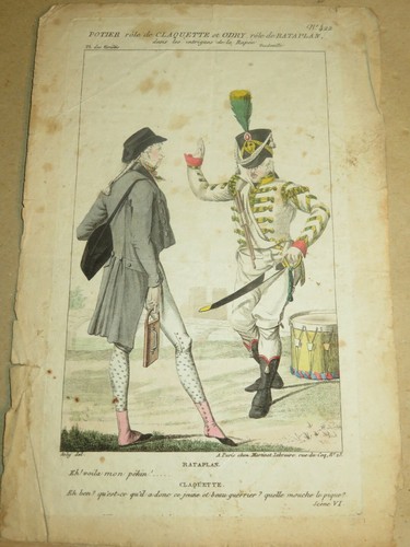 Martinet gravure costume - martinet,