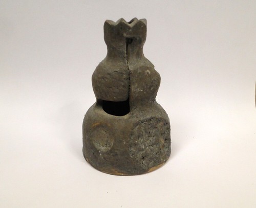 Sculpture vase grès roi - sculpture,
