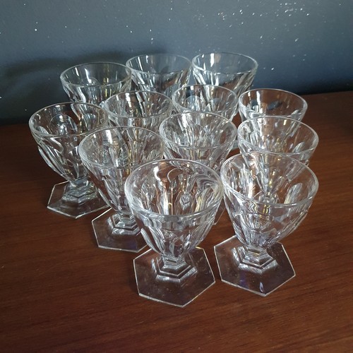 Lot verres cristal de - 12,