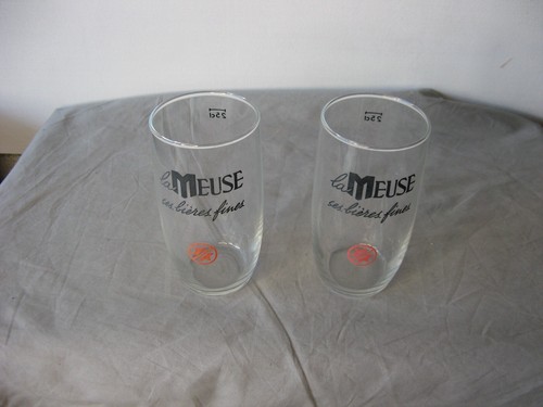 Très beaux verres bière - beaux, à