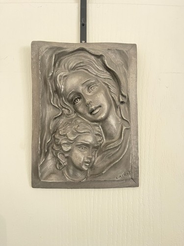 Sculpture tableau etain jeune - tableau,
