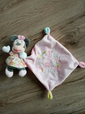 Doudou Minnie rose fleurs