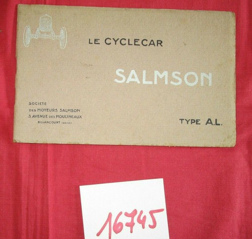 16745 salmson cyclecar - salmson,
