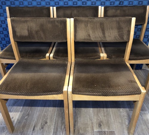 Suite chaises vintage en - de, 5