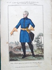 GRAVURE COULEUR COSTUME