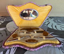 Nécessaire à manucure Art Déco années 1930-1940