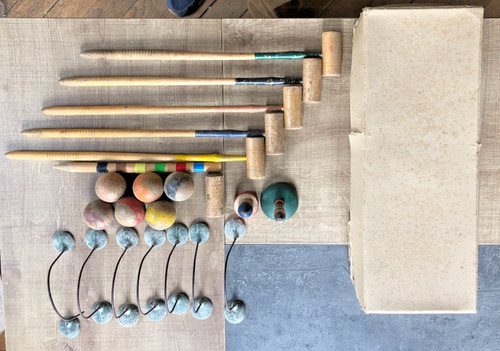Ancien jeu croquet - de,