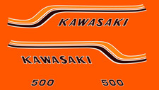 KAWASAKI 500 H1B - Kit carrosserie Sticker decals - 1972