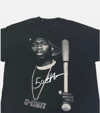 50 Cent Rapper T-shirt Black