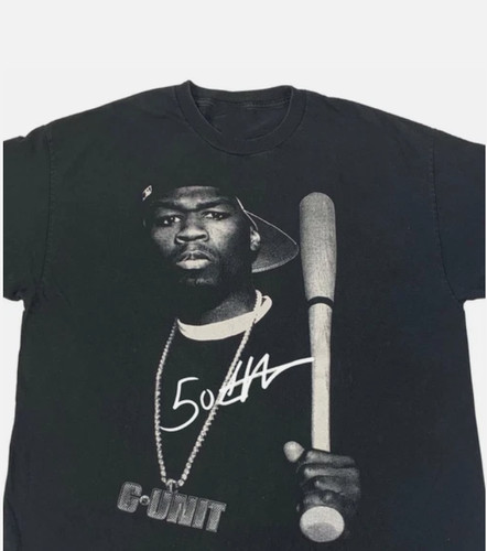 Cent rapper shirt black - rapper,