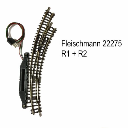 Rail aiguillage courbe - , droit