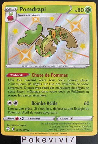 Carte pokemon pomdrapi - carte,
