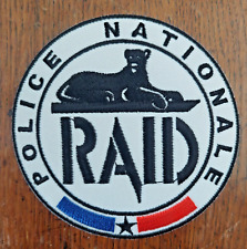 Ecusson RAID police  . French Swat team patch
