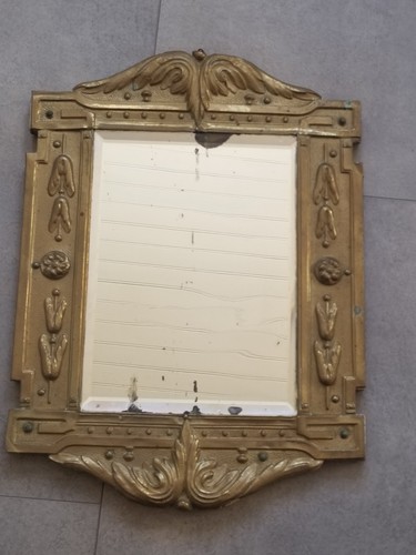Petit miroir mercure ancien - petit,