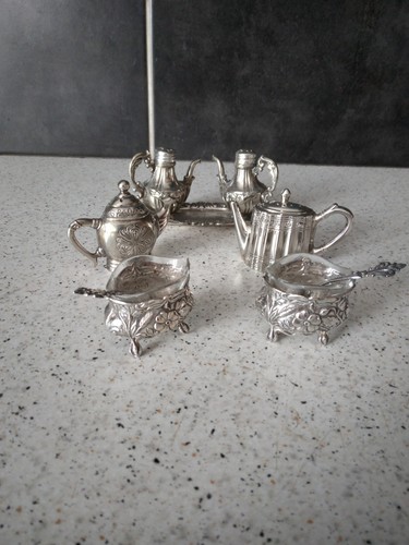 Salerons argent métal - argent(2), et