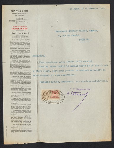 Mans usine de antoigne - le,