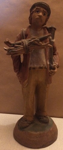 Statuette paysan porteur - statuette,