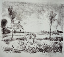 Paysage LITHOGRAPHIE Louis