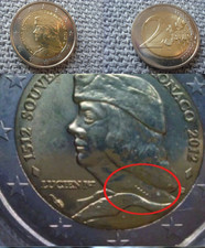 2 euro Monaco 2012 Lucien 1 er