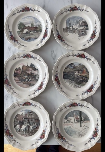 Sarreguemines obernai plates - sarreguemines,