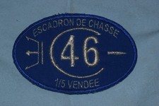 A483 patch insigne écusson militaire Escadron de Chasse 1/5 Vendée 46
