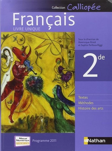 Français 2de programme - -,