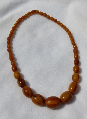 Collier bakélite vintage - collier, en