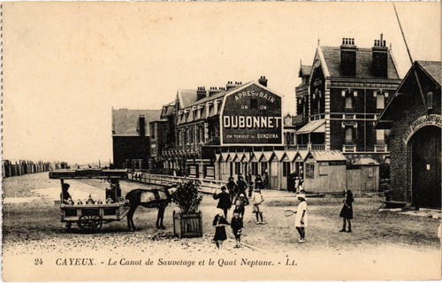 Cpa cayeux canot de - cpa,