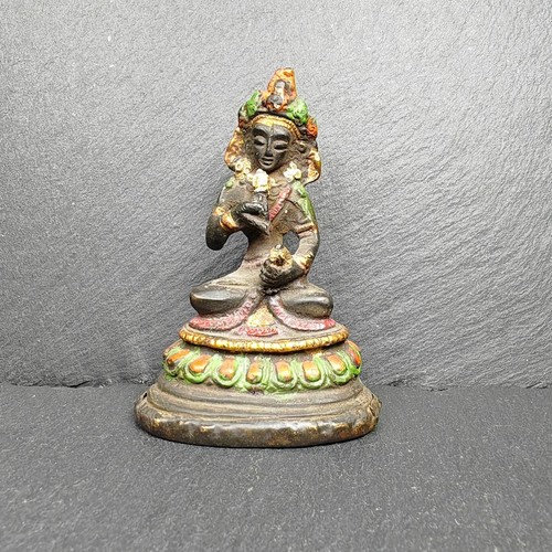 Antique tibetan buddha statue - antique,
