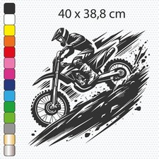 Moto Cross Sticker Vinyle