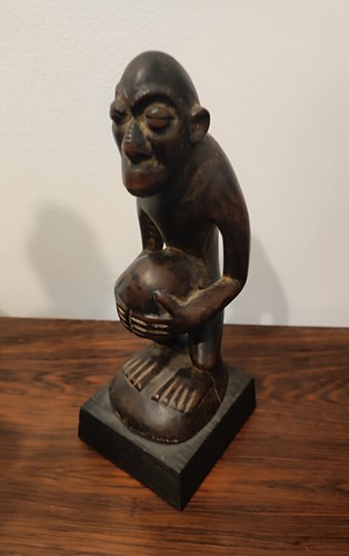 Rare statuette singe kongo - , ou