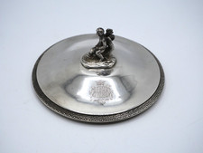 COUCERCLE EN ARGENT MASSIF POINCON VIEILLARD PARIS 1819 ARMOIRIES DAUPHIN