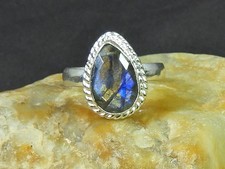 Bague vintage ovale - fait, main