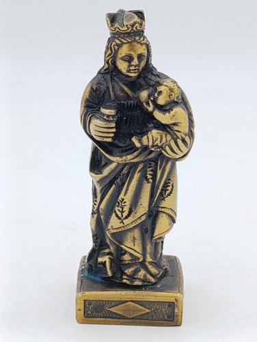 Ancienne statuette vierge - vierge, à