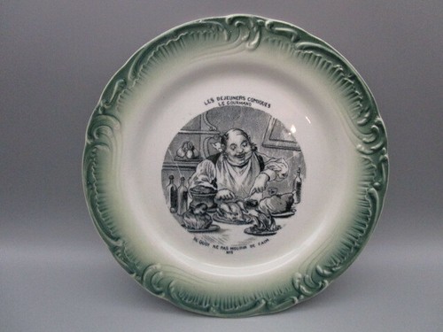 Assiette parlante ancienne