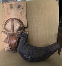 MASQUE ANCIEN AFRICAIN ET