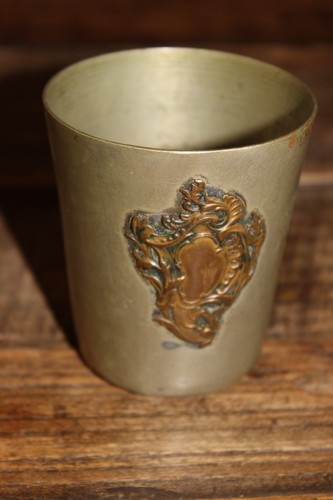 Timbale ancienne metal - timbale,