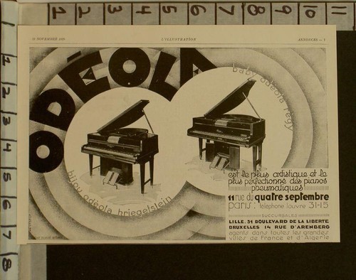 1929 odeola player piano - 1929,