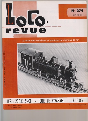 Loco revue 274 plan 230 - n°274,