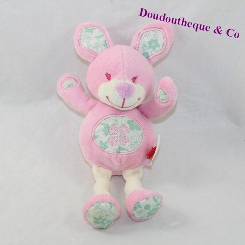 Doudou lapin tex - tex, rose
