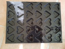 EMPREINTE 30 COEURS PLATS  GUY DEMARLE FLEXIPAN - NOIR - NEUVE 