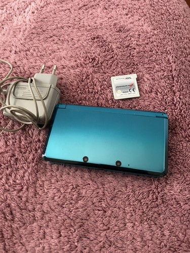 Console 3ds aqua - console,