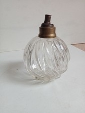 lampe berger en cristal ancienne à restaurer diamètre 10 cm