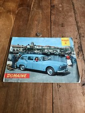 catalogue brochure voiture N57 renault domaine 