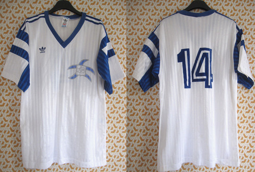 Maillot adidas vintage porté - vintage,