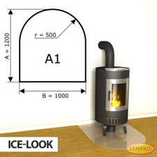 Cheminée Plaque de sol en